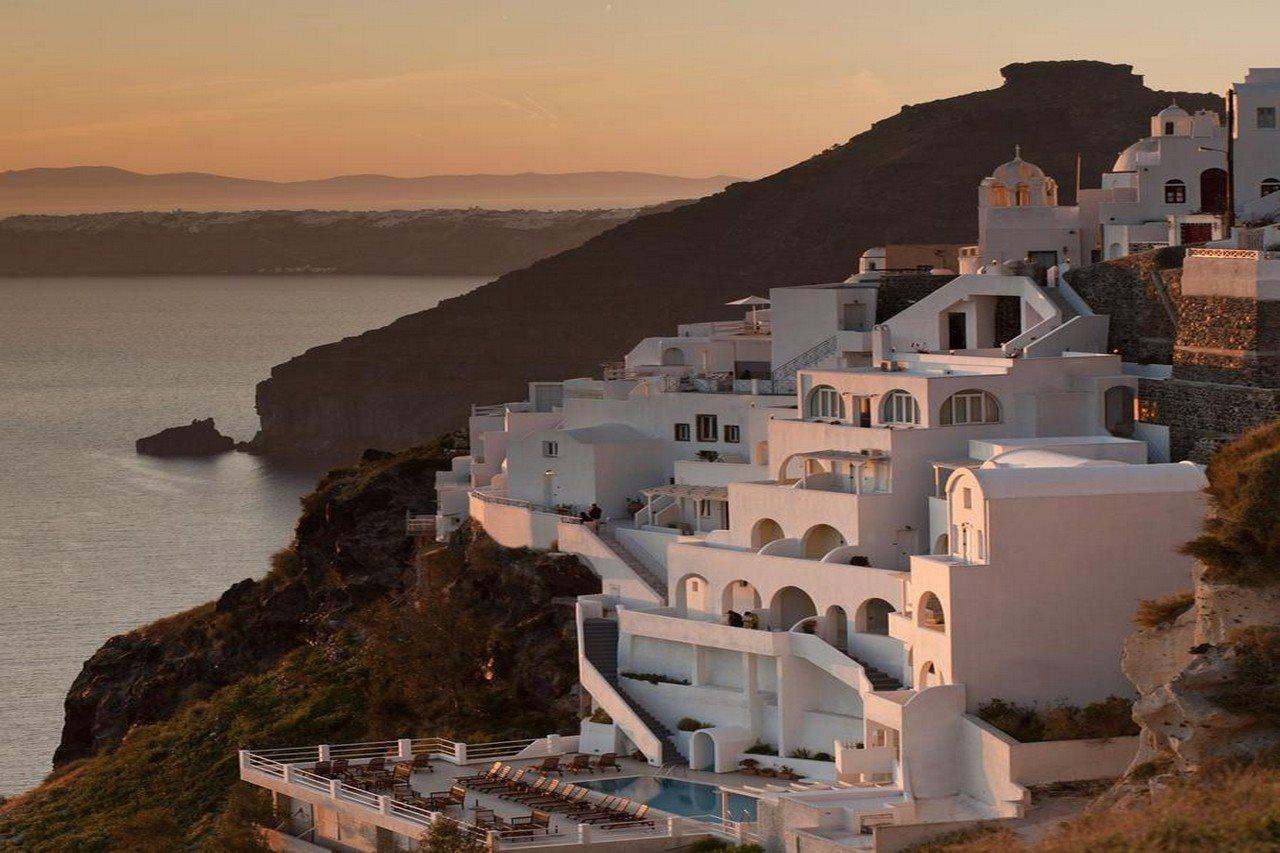 Tzekos Villas Fira  Bagian luar foto