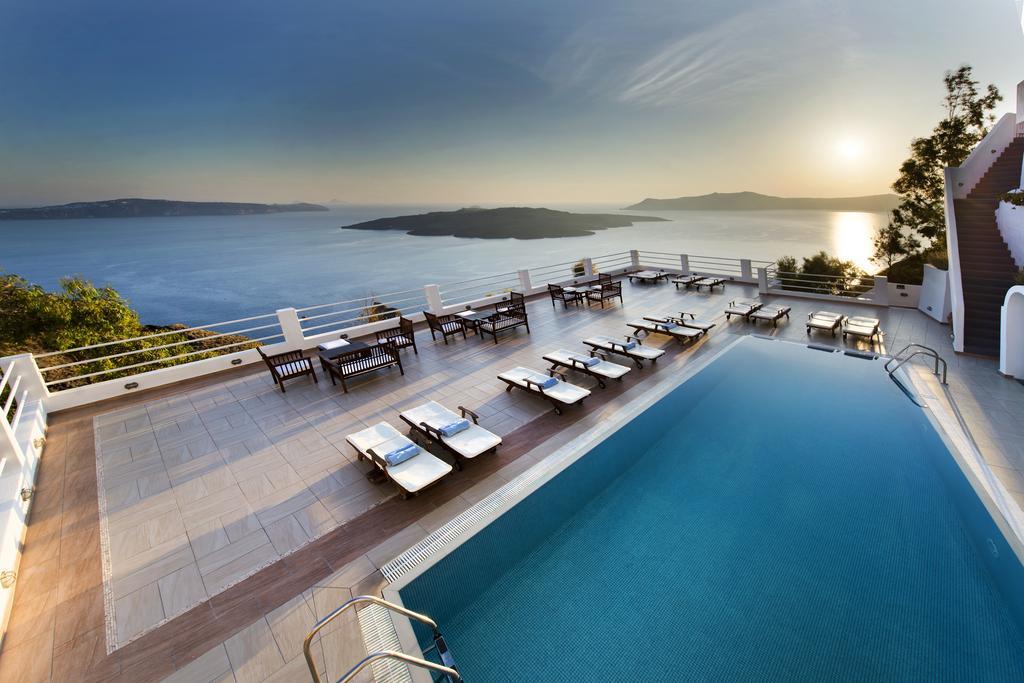 Tzekos Villas Fira  Bagian luar foto