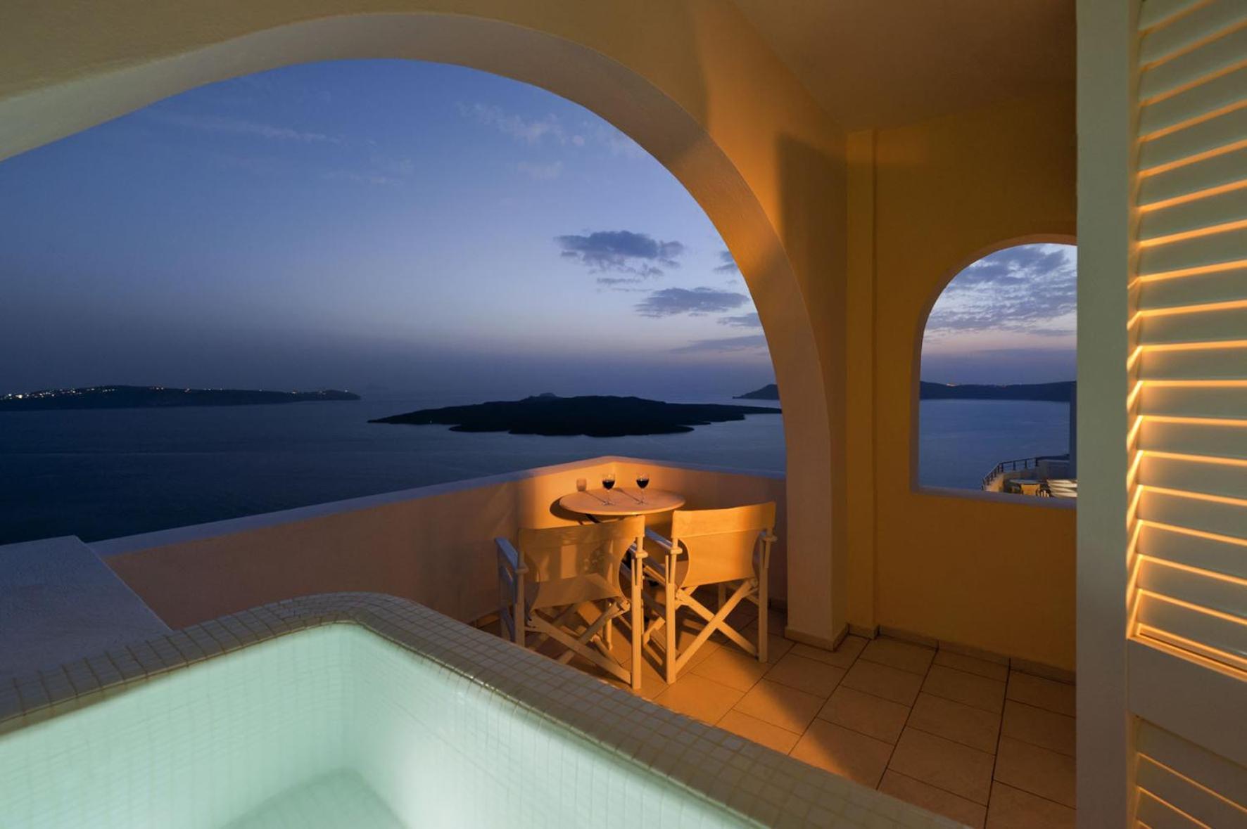Tzekos Villas Fira  Bagian luar foto