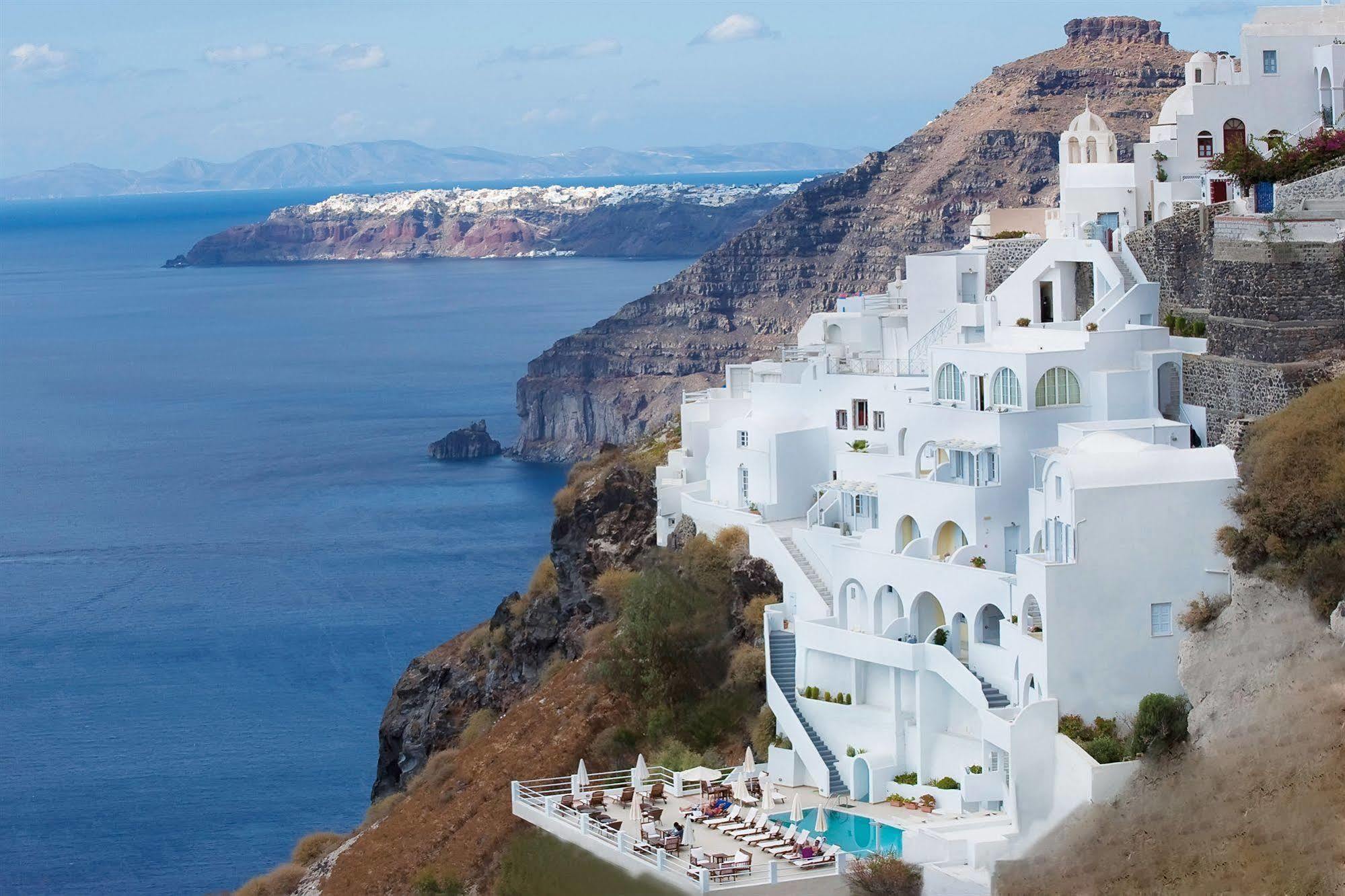 Tzekos Villas Fira  Bagian luar foto