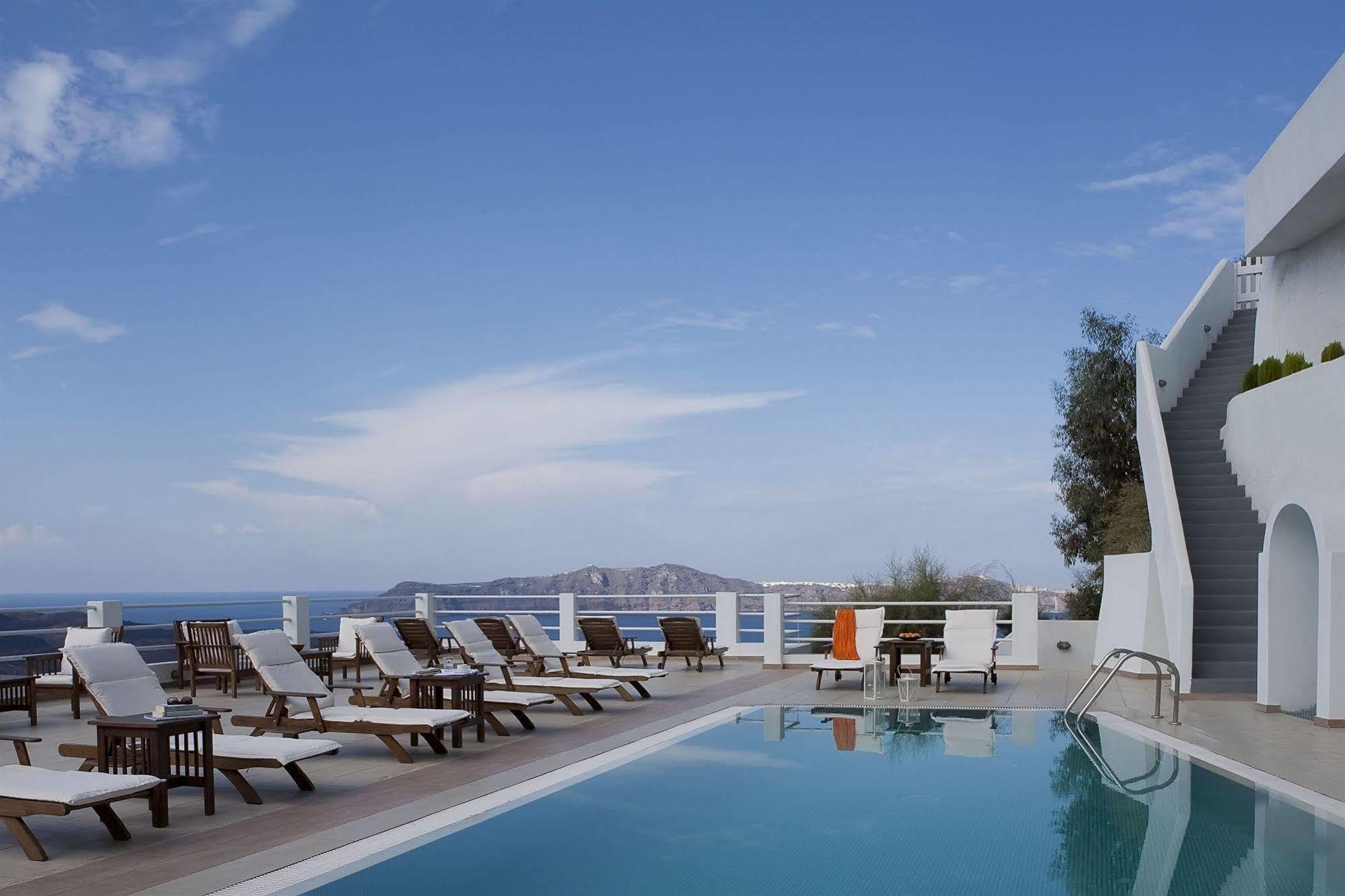 Tzekos Villas Fira  Bagian luar foto